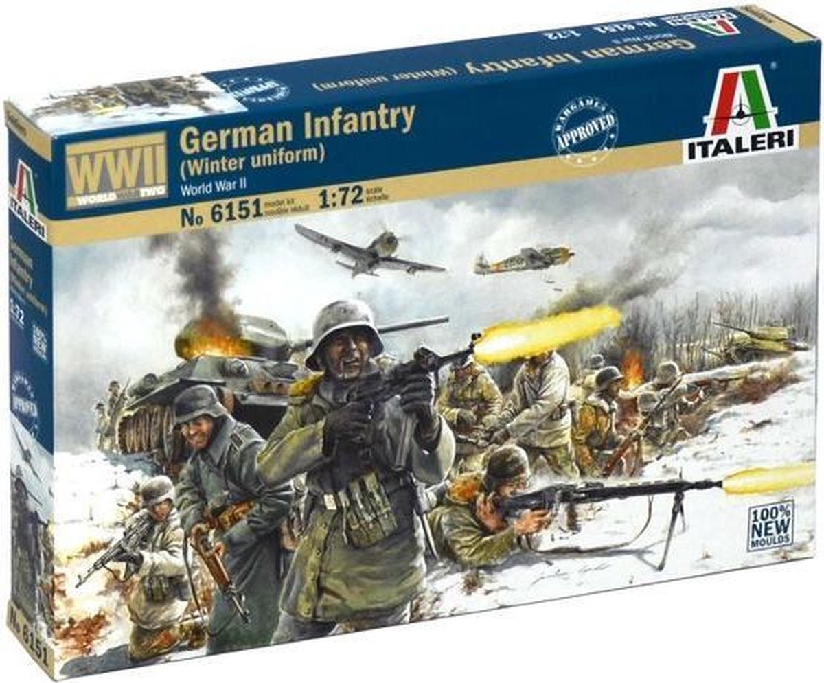 Italeri Wwii German Infantry 1:72 (Ita6151s)