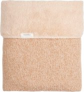 Koeka Ledikantdeken Vigo teddy  - caramel / soft caramel - 100x150cm