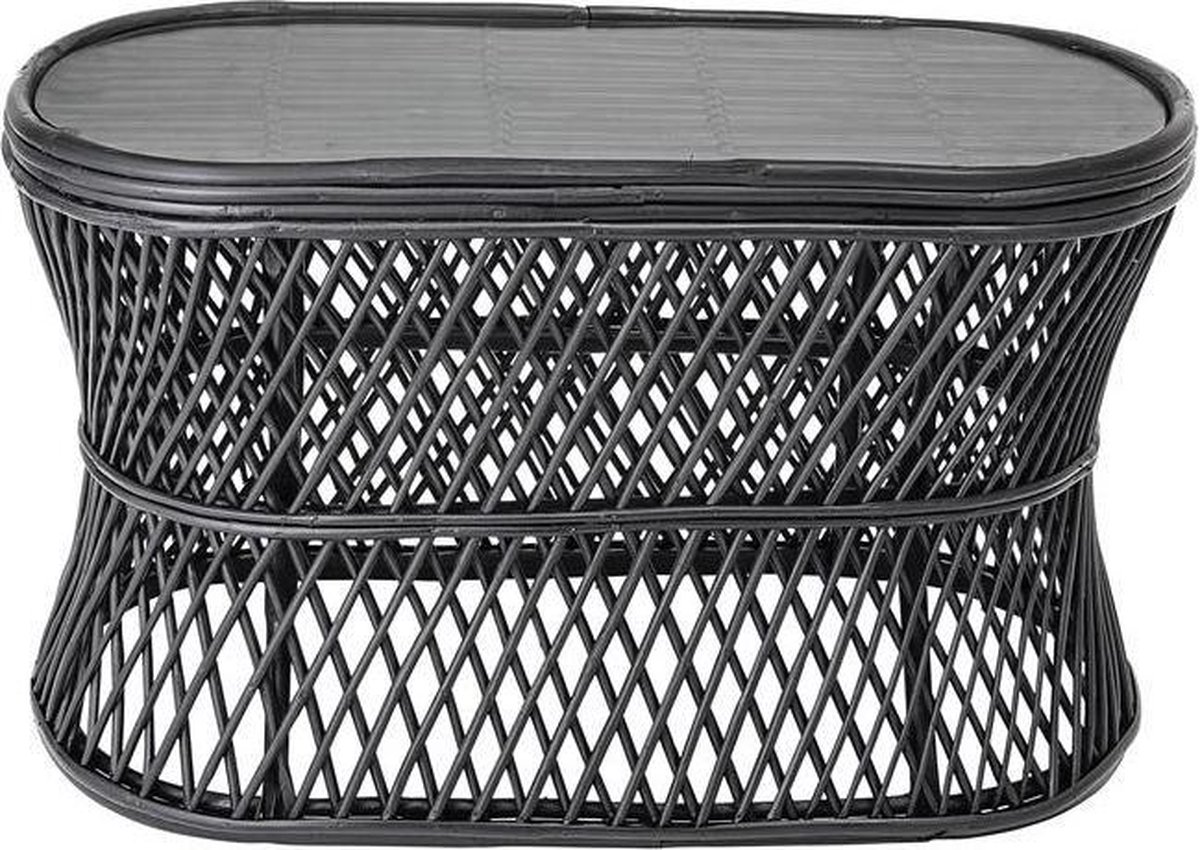 Abby Coffee Table, Black, riet