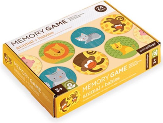 Afbeelding van het spel Memo spel dieren en baby's