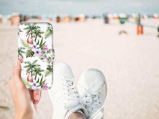 Coque Téléphone Apple iPhone 11 Protection Téléphone Palms Flamingo