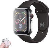 Apple Watch 1/2/3 42mm – Siliconen Bescherm Case |Hoesje| Screenprotector Voor Apple Watch | Bescherming iWatch – Transparant