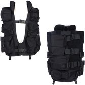 Fostex tactical vest met kraag zwart