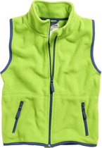 Playshoes Bodywarmer Fleece Junior Groen/donkerblauw Maat 92