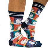 Sock My Feet - Collage of Owls - Heren 39-42