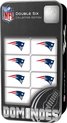 Afbeelding van het spelletje Masterpieces Dominoes Double 6 Set New England Patriots American Football