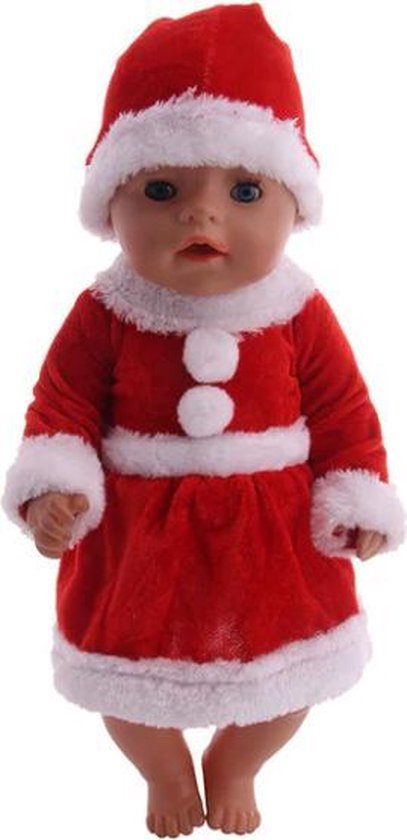 WiseGoods - Pop Kerst Kleding - Baby Pop Poppenkleding Kerst Outfit - Poppen... bol.com