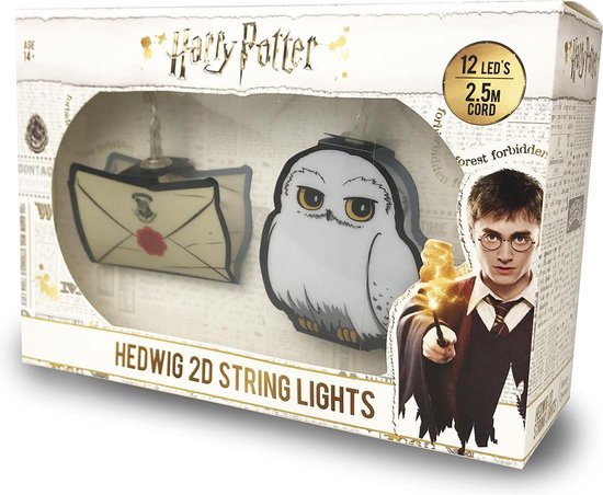 Guirlande lumineuse 2D Harry Potter «Hedwige et lettre»