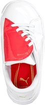 Puma Basket Crush Patent sneakers wit/roze