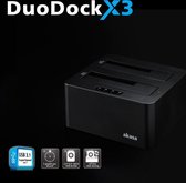 Akasa DuoDock X3, Dual bay USB 3.1 Gen 1 clone docking station (Standalone supported)