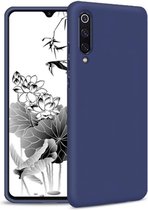 Luxe Back cover voor Samsung Galaxy A50 - Donkerblauw - TPU Case - Siliconen Hoesje