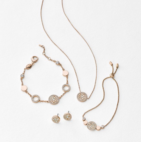 FOSSIL Mop Bracelet Rosegold Rose doré