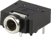 3,5mm Jack (v) PCB connector - plastic - 5 soldeerpunten / stereo
