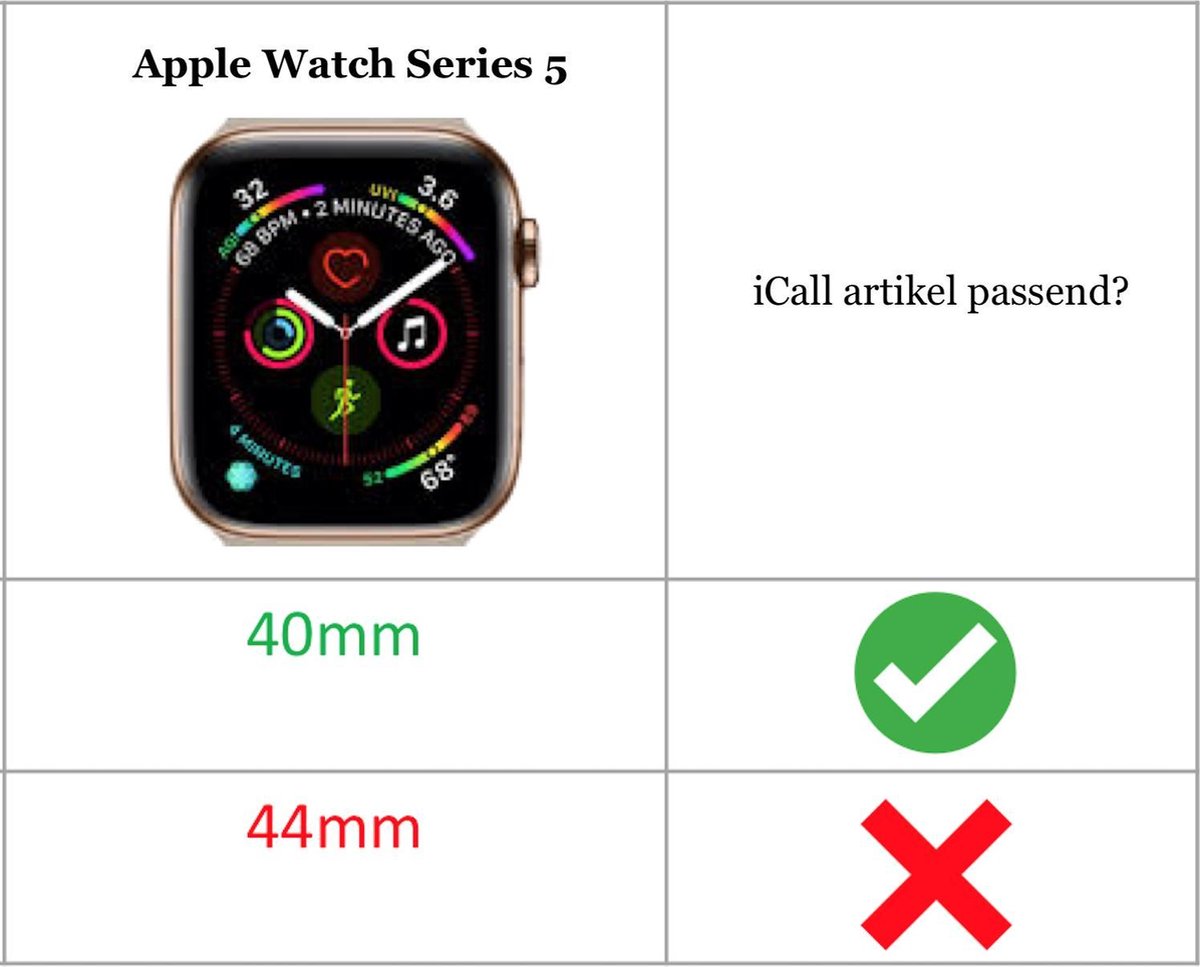 Apple Watch Series 5 (40 mm) Screenprotector - Glas PET Folie Transparant -  Full | bol.com