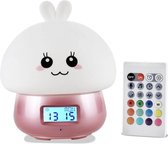 Slaaptrainer – Kinderwekker – Nachtlamp – Wake up trainer – Slaaptimer – Multifunctionele wekker - Opnamefunctie – Afstandsbediening  - Spraakopname – Muziek – Stemopname – Lichttimer – Wekke