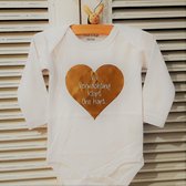 Romper Sinterklaas - Wit - Maat 62/68 Baby Tekst kleding babypakje cadeau kraamcadeau geboorte zwangerschap aankondiging