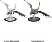 Dungeons and Dragons Miniatures - Nolzur's Marvelous - Young White Dragon - Miniatuur - Ongeverfd