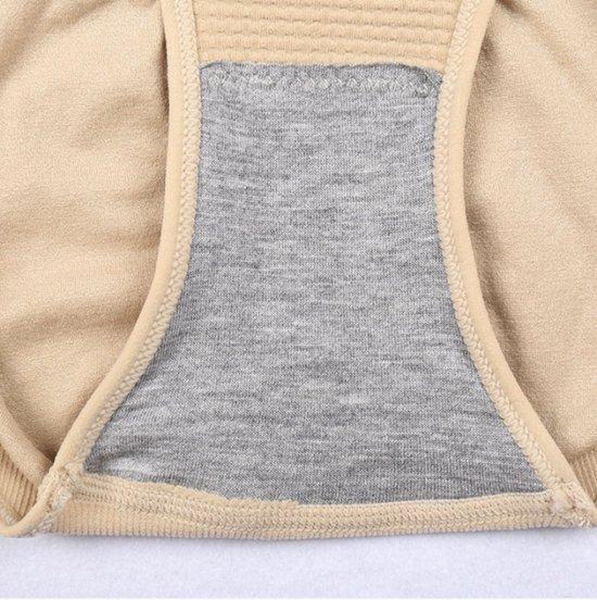 Goedkoopste Afslankbroek Magic Body Naadloze Vrouwen Cycliste Broek Corset Kleed mooi af Beige Maat M - L