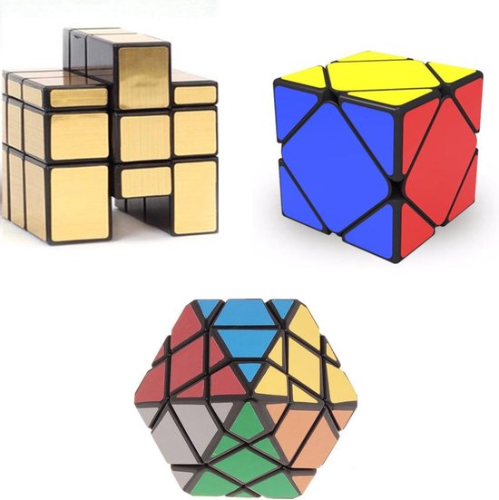 Afbeelding van het spel 3 stuks Magische kubus puzzel breinbrekers
