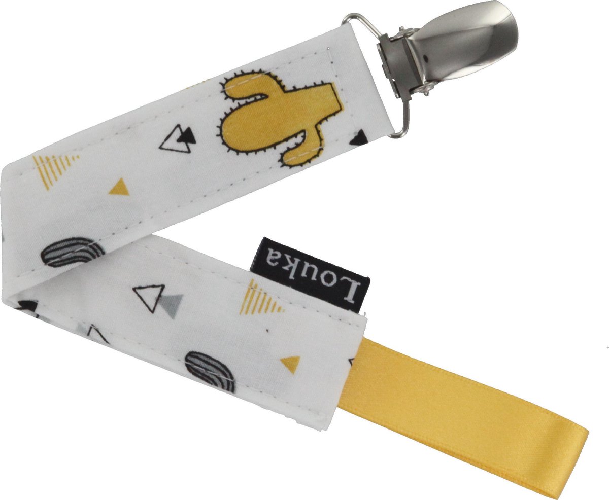 Goedkoopste Louka speenkoord cactus wit, grijs en geel