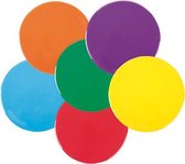 Vloermarkering rond - set van 6 kleuren - markeerschijven