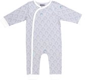 BiNKi - Baby boxpakje grijze pinguïn print met zachte en makkelijke sluiting - onesie - 100% organisch katoen - GOTS - maat 62/68