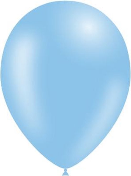 Lichtblauwe Ballonnen 25cm 10st
