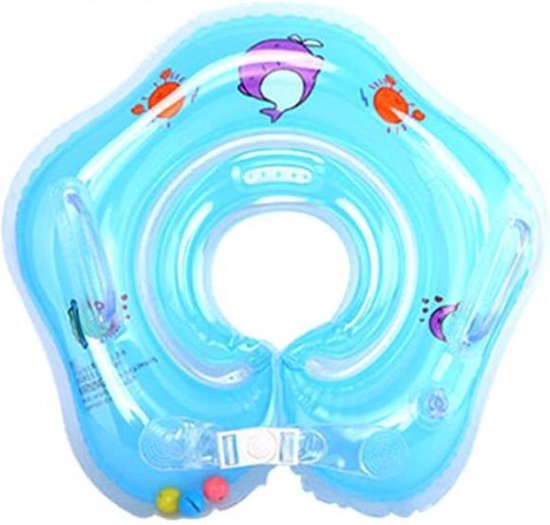 Baby zwemring Blauw Opblaasbare nekring Baby zwembad Baby zwemband Baby Float