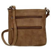 Beagles Crossbody Omhang Schoudertasje Tas Cognac Bruin