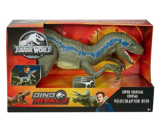 Jurassic World Kolossale Blue - Speelgoed Dinosaurus - Mattel