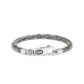 SILK Jewellery - Zilveren Armband - Double fox - 278.18 - Maat 18,0