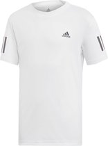 adidas 3-stripes Club Sportshirt - Maat 128  - Jongens - Wit/zwart