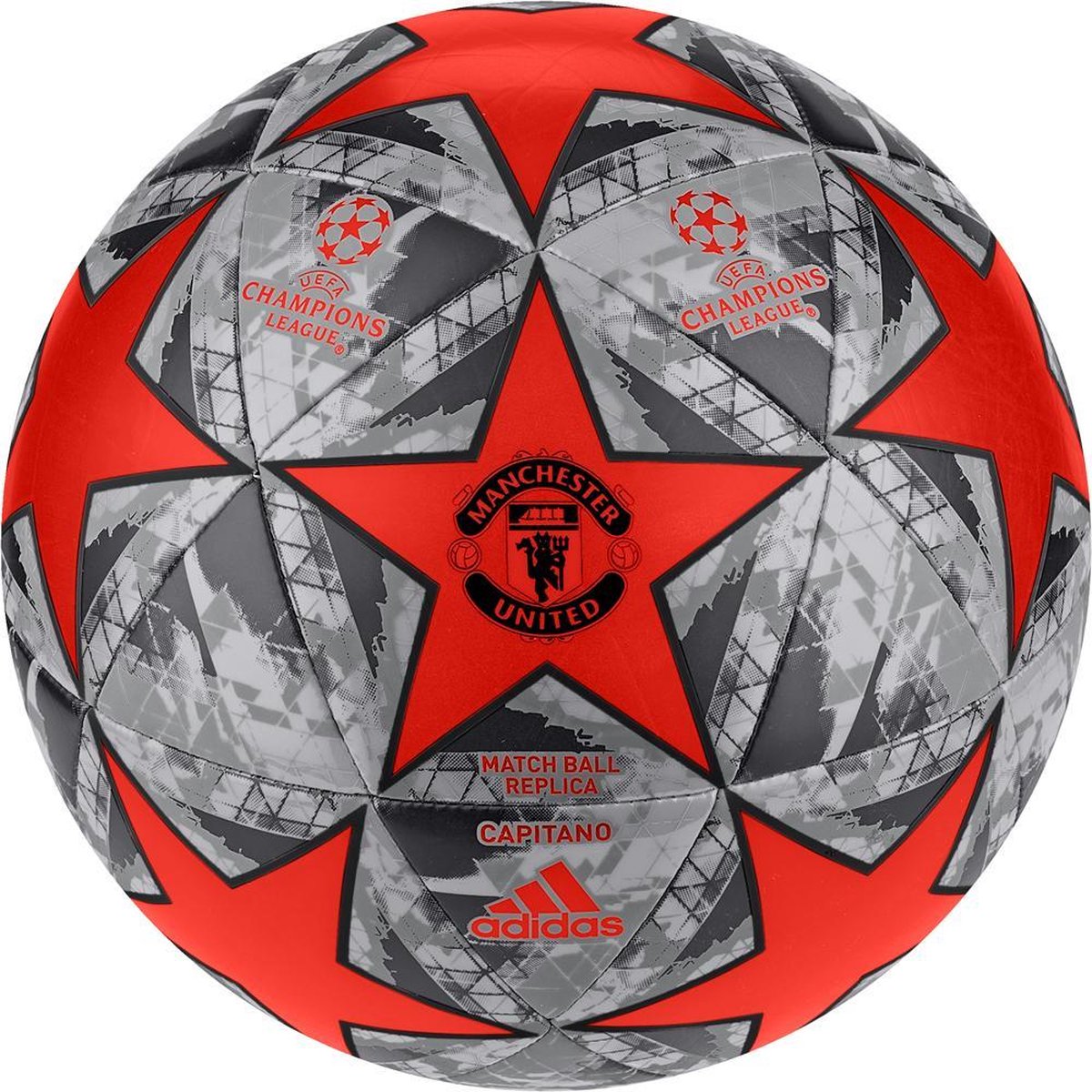 Mens bad wrijving Manchester United Voetbal - Adidas - Champions League - Maat 5 | bol.com
