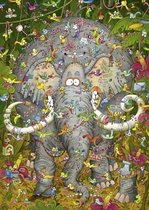 Heye legpuzzel Elephant's Life van Degano met 1000 stukjes