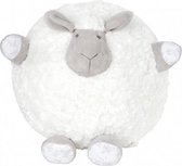 Mathilde M - Knuffel Schaap - Wit Rond - 23 cm