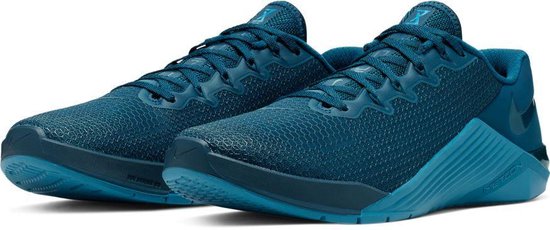 Nike metcon 5 blauw maat: 45