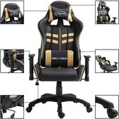 Gaming stoel (INCL leer reinigingdoekjes) Goud - Game Stoel - Gaming Chair - Bureaustoel racing - Racestoel - Bureau stoel gamen