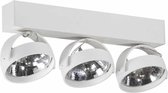 Artdelight - Plafondlamp Dutchess 3L - Wit - 3x LED 15W 2200K-3000K - IP20 - Dim To Warm > spots wit | spotjes wit | spotjes plafondlamp wit | spots verlichting wit led | opbouwspot wit led |