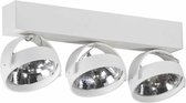 Artdelight - Plafondlamp Dutchess 3L - Wit - 3x LED 15W 2200K-3000K - IP20 - Dim To Warm > spots wit | spotjes wit | spotjes plafondlamp wit | spots verlichting wit led | opbouwspot wit led | led lamp wit