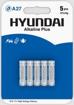 Hyundai - A27 Knoopcel Batterij - Alkaline - 5 stuks