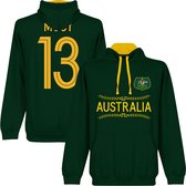 Australië Mooy 13 Team Hooded Sweater - Groen - XL