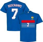 Frankrijk 1998 Retro T-Shirt + Deschamps 7 - XXL