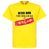 Never Mind the Bollocks It's Coming Home T-Shirt - Geel - M