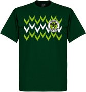 Nigeria 2018 Pattern T-Shirt - Donker Groen - XL