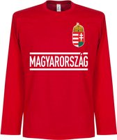 Hongarije Longsleeve Team T-Shirt - XL