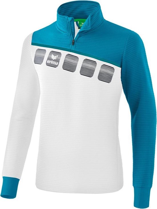 | Erima 5 C Trainingstop Sweaters wit M Erima Trainingtop 5 C