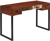 Computer bureau Sheesham Hout (Incl organizer) 117x50x76 cm - Computerbureau - Werktafel - Schrijftafel - Tekentafel