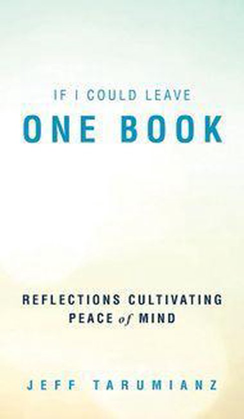 If I Could Leave One Book - cover