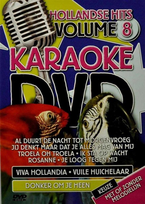 Karaoke Dvd - Hollandse Hits 8, Karaoke Dvd | Muziek | bol.com