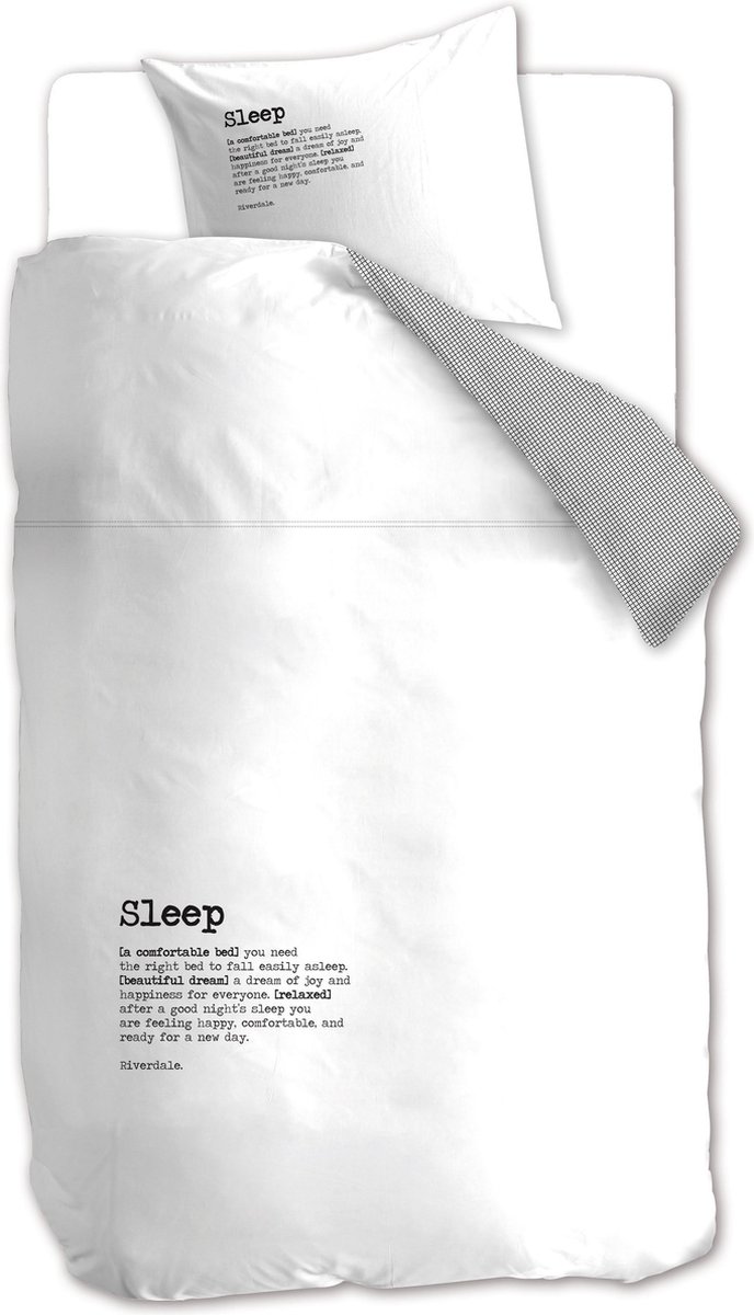 Riverdale Sleep - Dekbedovertrek 1-p - Wit -140 cm | bol.com